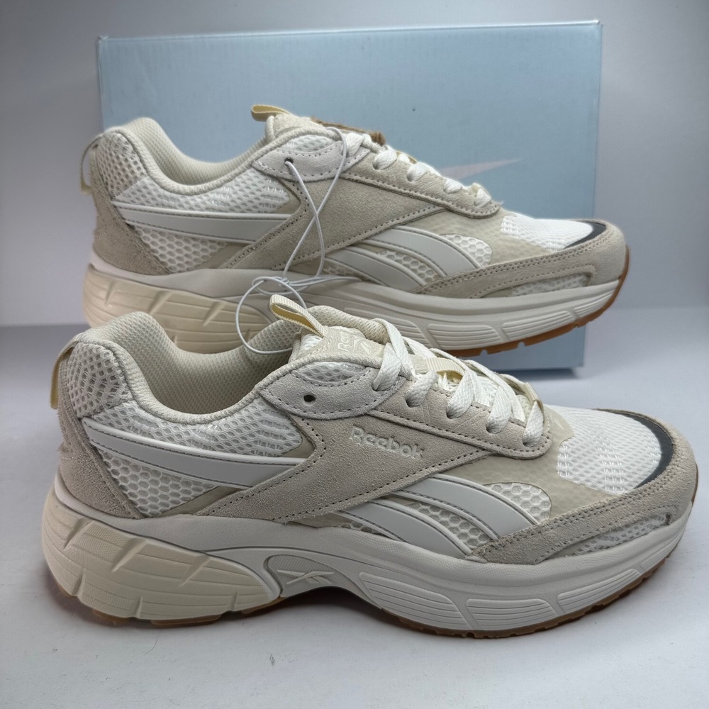 Reebok Chaos Womens Running Shoes Natural Tan White AR30303W-CTT Size 10 NEW